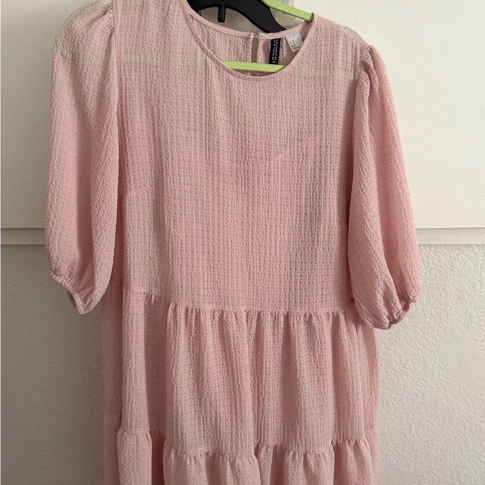 H&M Pink Textured Dress